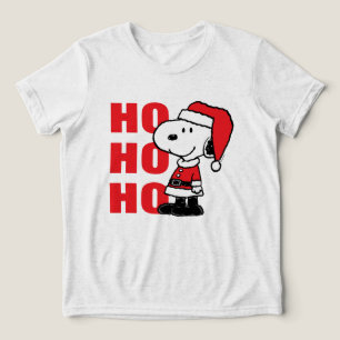 Peanuts   Snoopy Santa Claus Tri-Blend Shirt