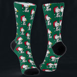 Peanuts | Snoopy Santa & Woodstock Gift Socks<br><div class="desc">Check out  this fun Peanuts Christmas design.</div>