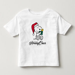 Peanuts   Snoopy Santa & Woodstock Gift Toddler T-Shirt