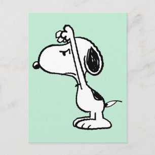 Peanuts   Snoopy Scared You Postcard