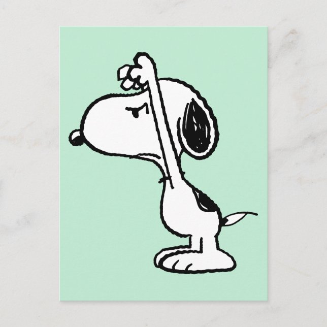 Peanuts | Snoopy Scared You Postcard (Front)