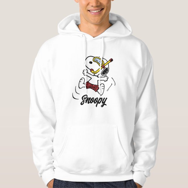 Peanuts | Snoopy Scuba Diver Hoodie (Front)