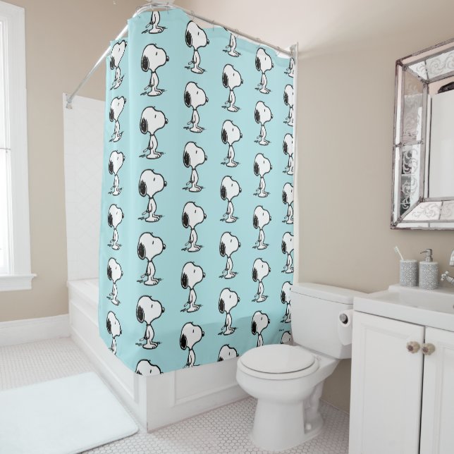 Peanuts | Snoopy Shower Curtain (In Situ)