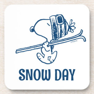 Peanuts Snoopy Ski Trip Coaster