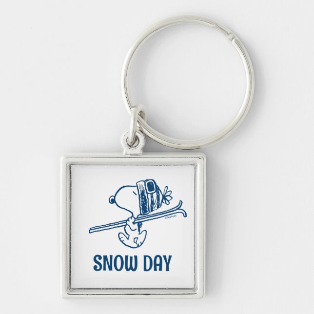 Peanuts | Snoopy Ski Trip Key Ring (Front)