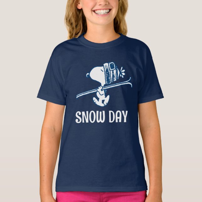 Peanuts | Snoopy Ski Trip T-Shirt (Front)