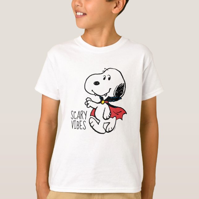 Peanuts | Snoopy Smiling Vampire T-Shirt (Front)