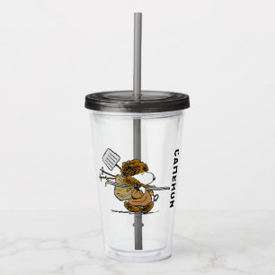 Peanuts Snoopy Snow Warrior Acrylic Tumbler