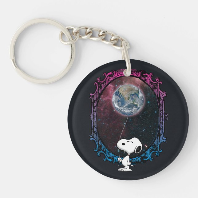 Peanuts | Snoopy Spaced Out Balloon Key Ring (Front)