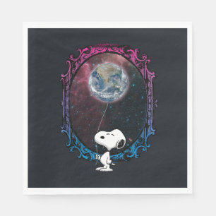 Peanuts   Snoopy Spaced Out Balloon Napkin