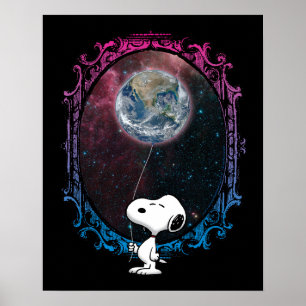 Peanuts   Snoopy Spaced Out Balloon Poster