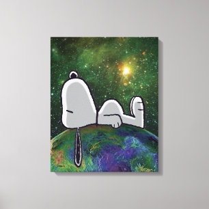 Peanuts   Snoopy Spaced Out Canvas Print