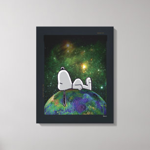 Peanuts   Snoopy Spaced Out Canvas Print