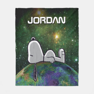 Peanuts   Snoopy Spaced Out Fleece Blanket