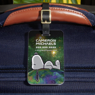 Peanuts   Snoopy Spaced Out Luggage Tag