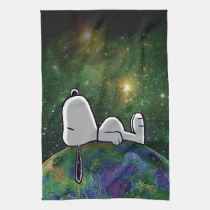 Peanuts   Snoopy Spaced Out Tea Towel