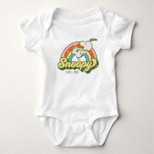 Peanuts   Snoopy Sparkle Rainbow Baby Bodysuit