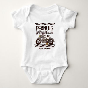 Peanuts   Snoopy Speed Club Baby Bodysuit