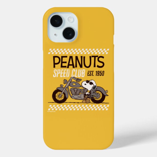 Peanuts | Snoopy Speed Club Case-Mate iPhone Case (Back)