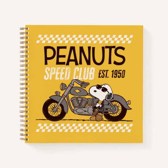 Peanuts | Snoopy Speed Club Notebook (Front)