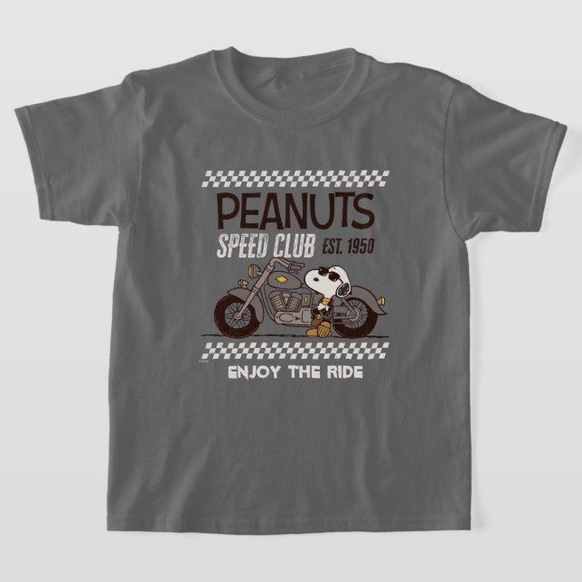 Peanuts | Snoopy Speed Club T-Shirt (Laydown)