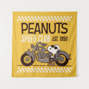 Peanuts Snoopy Speed Club Tapestry