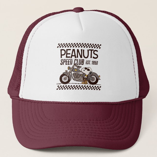 Peanuts | Snoopy Speed Club Trucker Hat (Front)
