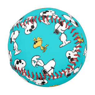 Peanuts Snoopy & Sunglasses Pattern Baseball