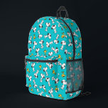 Peanuts | Snoopy & Sunglasses Pattern Printed Backpack<br><div class="desc">Check out this fun Peanuts design featuring Snoopy and Woodstock.</div>