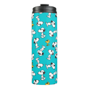 Peanuts   Snoopy & Sunglasses Pattern Thermal Tumbler