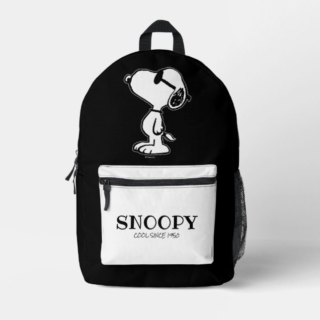 Peanuts | Snoopy Sunglasses Ponder Printed Backpack (Front)