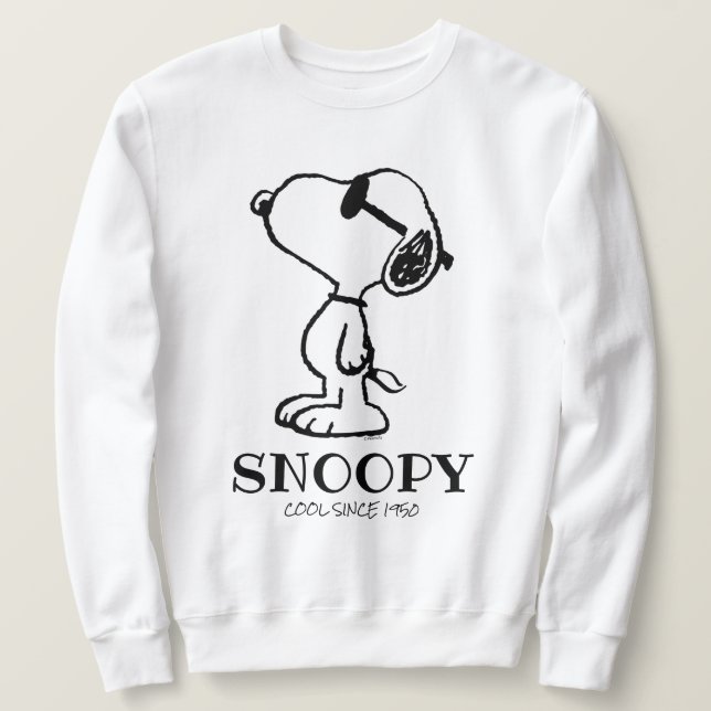 Peanuts | Snoopy Sunglasses Ponder Sweatshirt (Design Front)