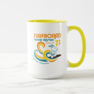Peanuts   Snoopy Surfboard Longboard Competition Mug