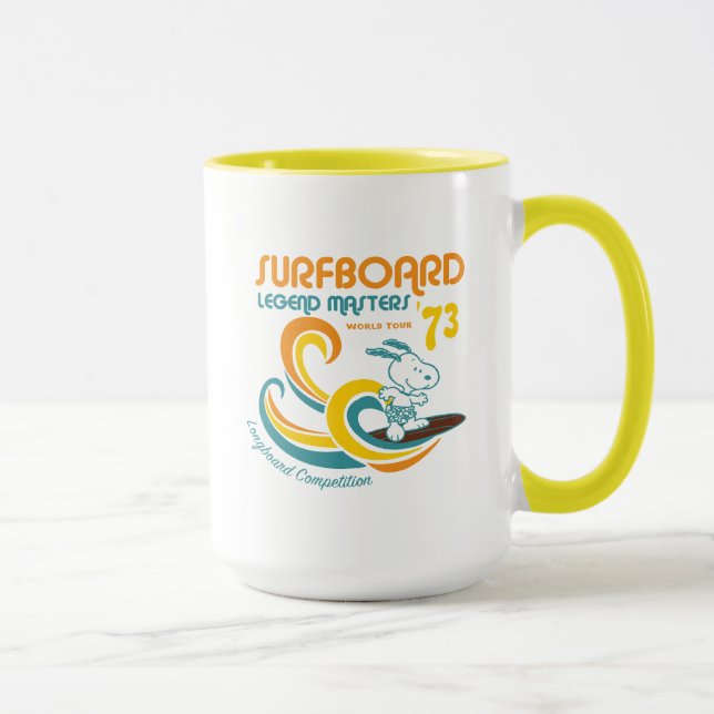 Peanuts | Snoopy Surfboard Longboard Competition Mug (Right)