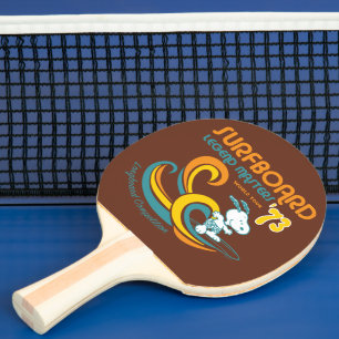 Peanuts   Snoopy Surfboard Longboard Competition Ping Pong Paddle