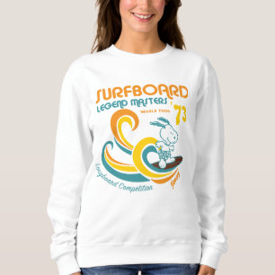 Peanuts   Snoopy Surfboard Longboard Competition Sweatshirt