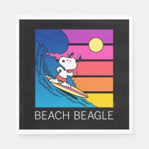 Peanuts Snoopy Surfing Napkin