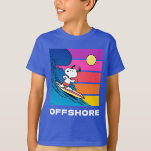 Peanuts Snoopy Surfing T-Shirt