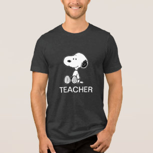 PEANUTS   Snoopy Teacher Tri-Blend Shirt
