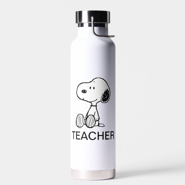 PEANUTS | Snoopy Teacher Water Bottle (Left)