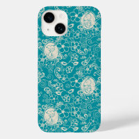 Peanuts | Snoopy Teal Tropical Beach Pattern