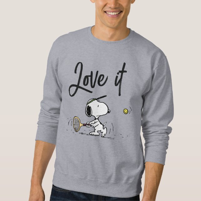 Peanuts | Snoopy Tennis Player Sweatshirt (Front)