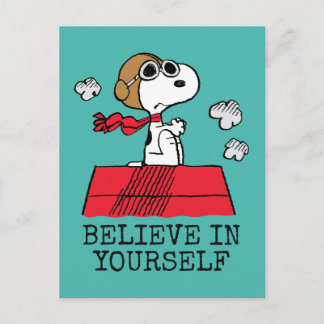 Peanuts | Snoopy the Flying Ace | Add Your Name Postcard