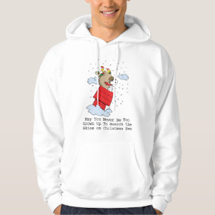 Peanuts Snoopy the Flying Ace at Christmas Hoodie