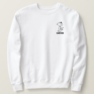 Peanuts Snoopy the Flying Ace BW Sweatshirt