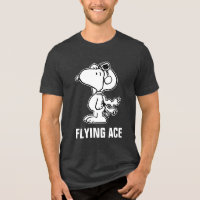 Peanuts | Snoopy the Flying Ace BW