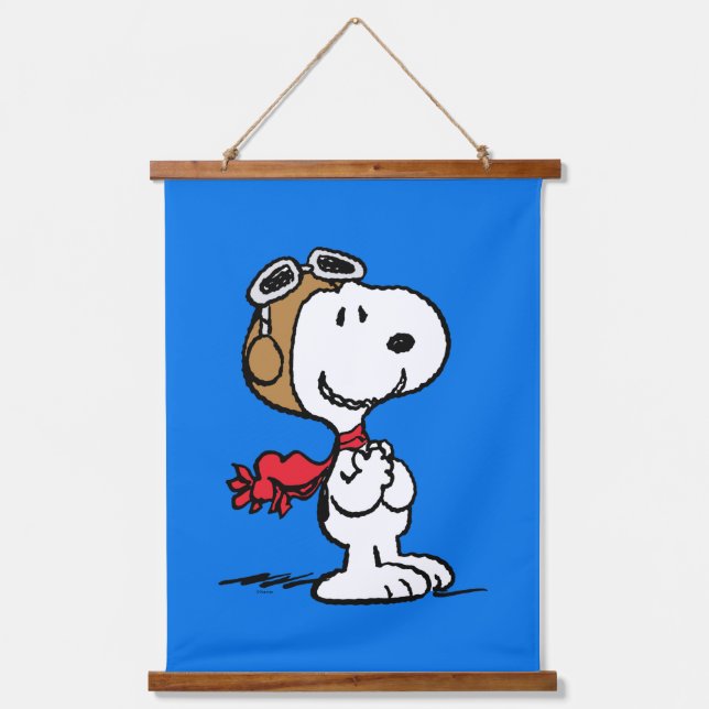 Peanuts | Snoopy The Flying Ace Hanging Tapestry (Front)