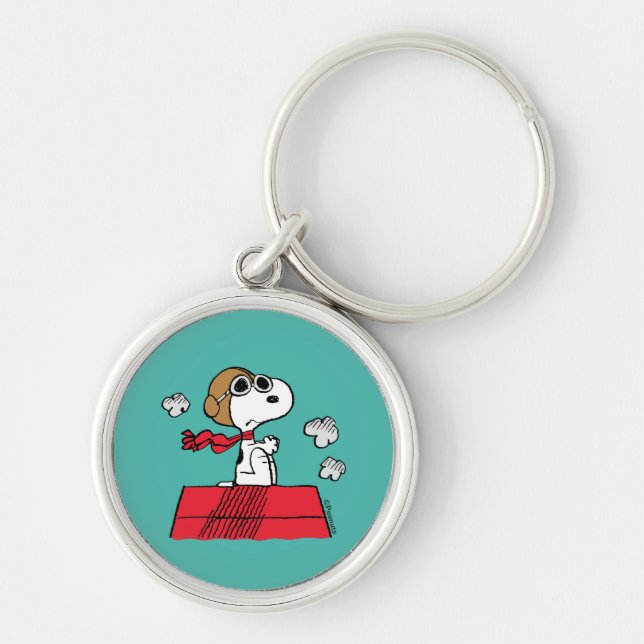 Peanuts | Snoopy the Flying Ace Key Ring (Front)