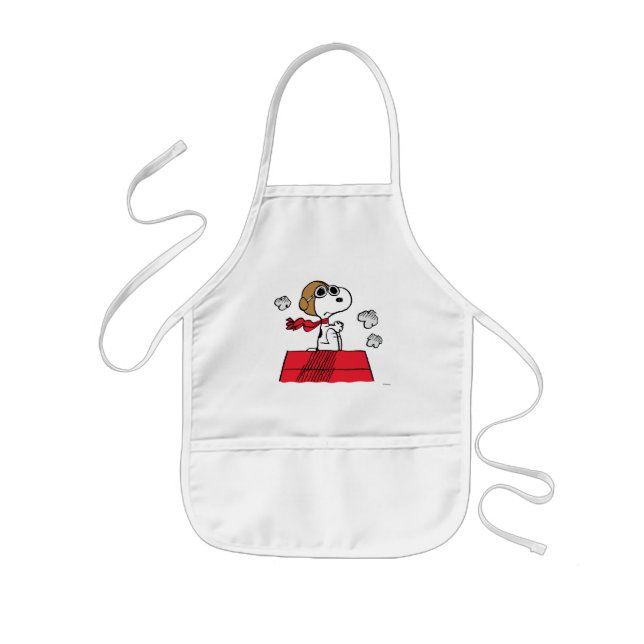 Peanuts | Snoopy the Flying Ace Kids Apron (Front)