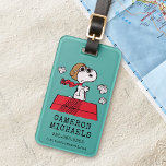 Peanuts | Snoopy the Flying Ace Luggage Tag<br><div class="desc">Add some Peanuts charm to your travels with the Peanuts Snoopy The Flying Ace Luggage Tag! Featuring Snoopy in his iconic "Flying Ace" costume, this colorful and durable luggage tag is perfect for personalizing your bags and making them easy to spot. Show off your love for Peanuts while traveling in...</div>